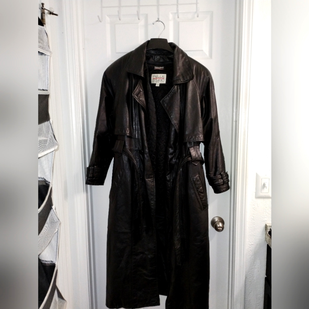 Wilson's Leather Vintage Insulation Trench Coat